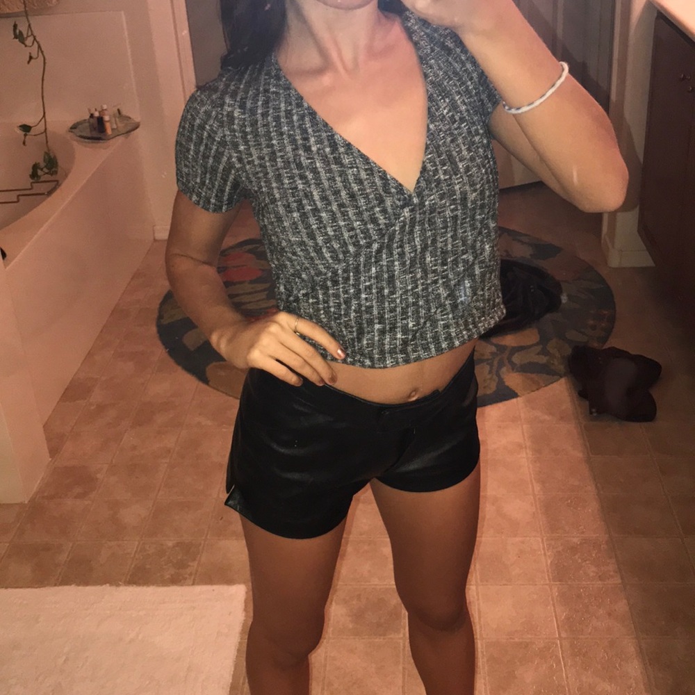 Gray shirt